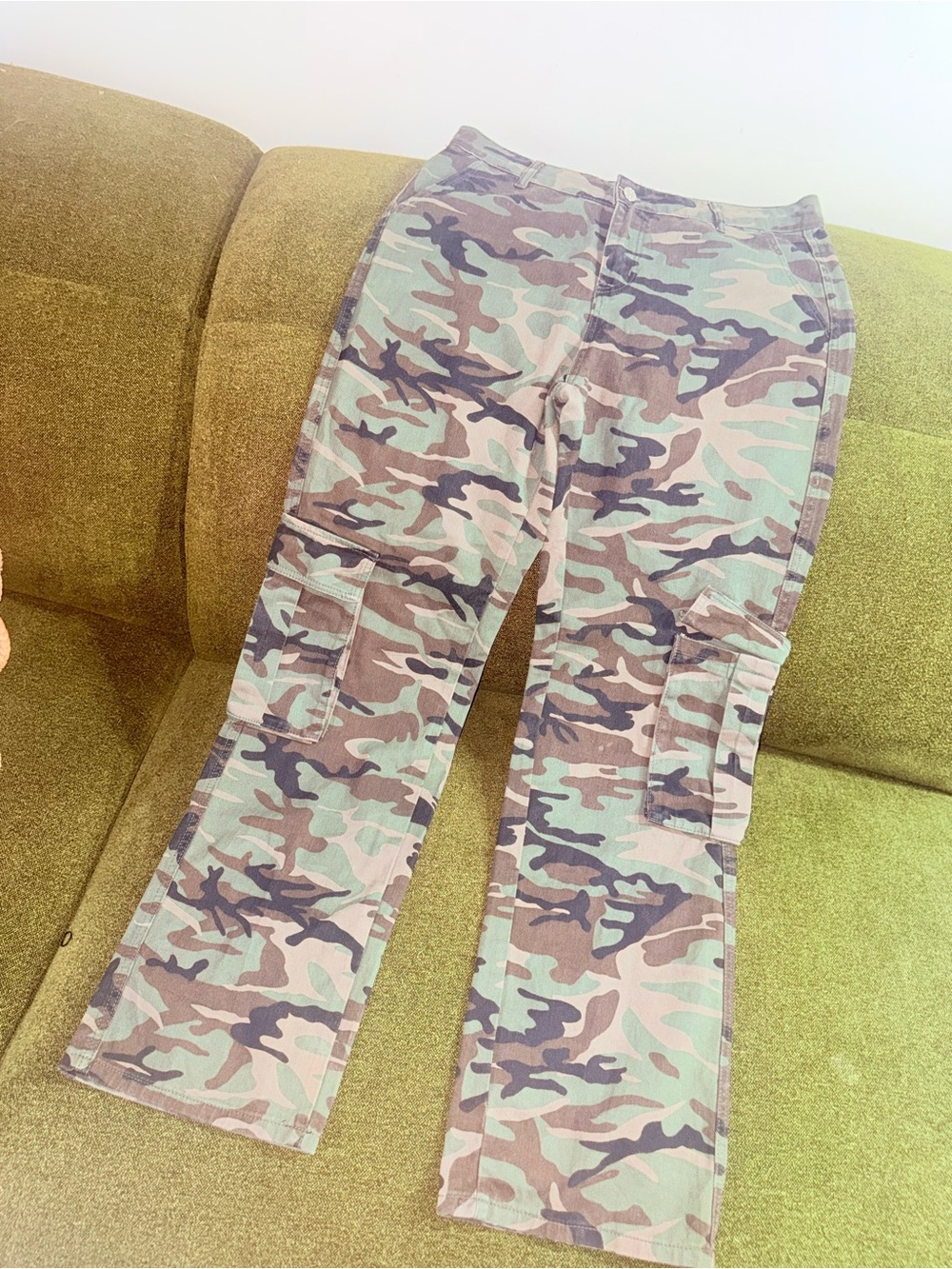 Camo Cargo Pants - Green Camo